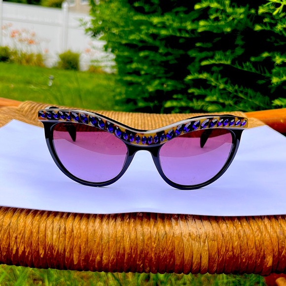 Prada Accessories - 💜PRADA Rhinestone Sunglasses